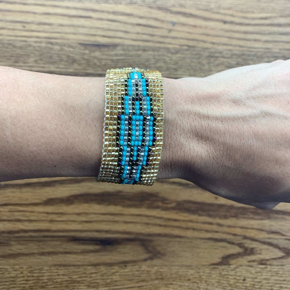 🐓 Boho beaded bracelet